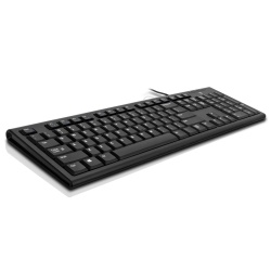 V7 Desktop Keyboard USB Wired Black - UK Layout