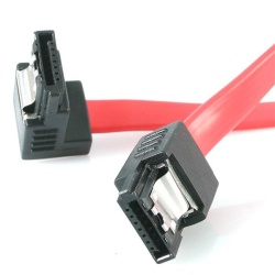 StarTech Latching SATA to Right Angle SATA Serial ATA Cable - 45cm