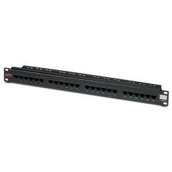 APC Cat6 24-Port RJ45 to 110 568 A/B Color Coded Patch Panel Brown Box