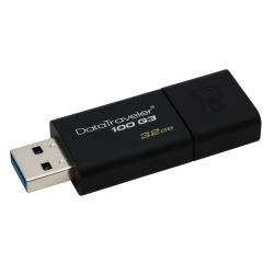 32GB Kingston DataTraveler 100G3 USB3.0 Flash Drive Black