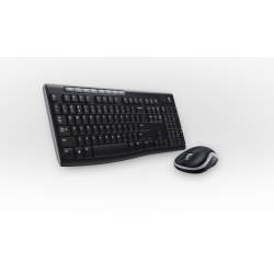 Logitech Wireless Combo MK270 QWERTY Keyboard and Mouse Set 2.4 GHz Black - Spanish Layout