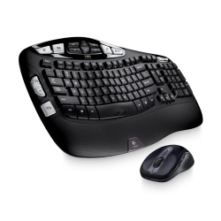 Logitech MK550 RF Wireless Black Keyboard and Mouse 2.4GHz - US Layout