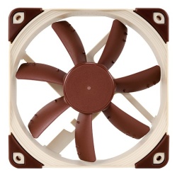 Noctua 120MM 1200RPM Case Computer Knobs Blade Tips 3 Speed SSO2 Bearing Fan - Brown