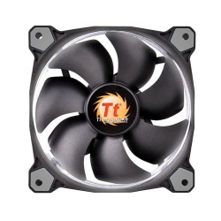 Thermaltake 120MM Case  LED White 3-Pin 1500RPM Fan - Black