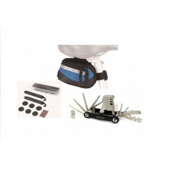 EyezOff Bicycle Saddle Bag with Tool Kit, Tire Levers, Tire Repair Kit