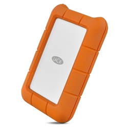 4TB LaCie Rugged Mini External Hard Drive - USB 3.1 Type C, Orange