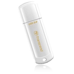 8GB Transcend JetFlash 730 USB3.0 Flash Drive White