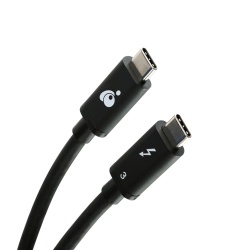 IOGEAR Thunderbolt 3 Cable 0.5 m (1.6 ft) Male/Male Black