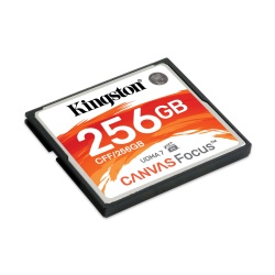 256GB Kingston Canvas Focus CompactFlash Memory Card