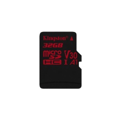 32GB Kingston Canvas React microSD Memory Card CL10 UHS-I U3 V30 A1