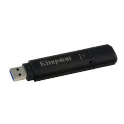 4GB Kingston DataTraveler 4000 G2 Encrypted USB 3.0 Flash Drive - Black