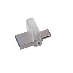 64GB Kingston DataTraveler microDuo 3C USB Flash Drive - Silver