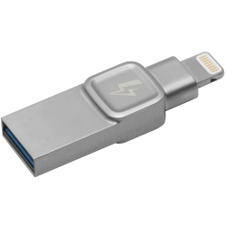 32GB Kingston DataTraveler Bolt Duo USB 3.0 Flash Drive - Silver