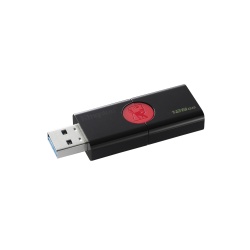 128GB Kingston DataTraveler 106 USB 3.0 Flash Drive - Black/Red