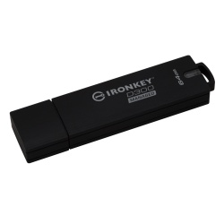 64GB Kingston Ironkey S1000 Encrypted USB 3.0 Flash Drive - Black