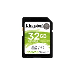 32GB Kingston Canvas Select SDHC Memory Card UHS-I CL10