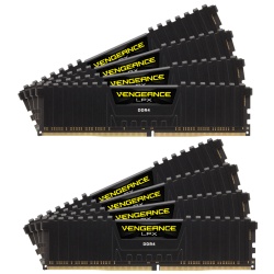 128GB Corsair Vengeance LPX DDR4 3600MHz PC4-28800 CL18 Octuple Channel Kit (8x 16GB) Black