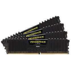 16GB Corsair Vengeance LPX DDR4 2666MHz PC4-21300 CL16 Quad Channel Kit (4x 4GB) Black