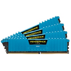 16GB Corsair Vengeance LPX DDR4 2400MHz PC4-19200 CL14 Quad Channel Kit (4x 4GB) Blue