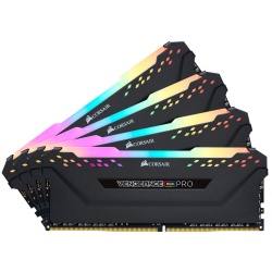 32GB Corsair Vengeance RGB Pro DDR4 3200MHz PC4-25600 CL14 Quad Channel Kit (4x 8GB) Black