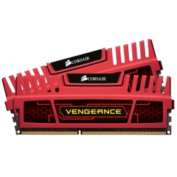 8GB Corsair Vengeance DDR3 1600MHz PC3-12800 CL9 Dual Channel Kit (2x 4GB) Red
