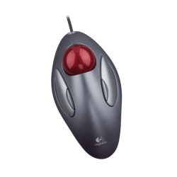 Logitech Wired Trackman Marble Mouse - Grey