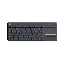 Logitech K400 Plus Wireless Touch Keyboard - Italian Layout - Black