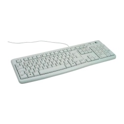 Logitech K120 Wired Keyboard - German Layout - White