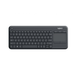 Logitech K400 Plus Wireless Touch Keyboard - French Layout - Grey