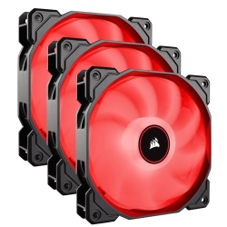 Corsair AF120 Air Series LED 120mm Computer Case Fans - Triple Pack - Red