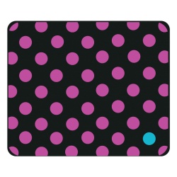 Centon OTM Prints Mouse Pad - Purple Dots