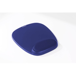 Kensington Gel Mouse Pad w/Wrist Rest - Blue