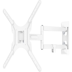 Vision Flat-Panel Wall Arm Mount - Up to 60-inch - White
