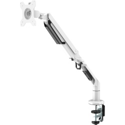 Vision Flat-Panel Desk Arm Mount - Up to 34-inch - White