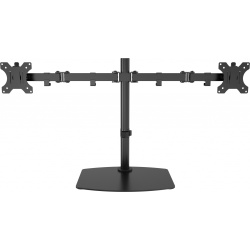 Vision Flat-Panel Dual Desk Stand - Up to 32-inch - Black