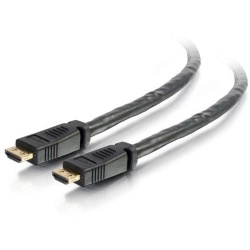 C2G 15ft High Speed HDMI Type-A Cable w/Gripping Connectors - Plenum CL2P Rated