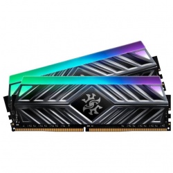 16GB AData Spectrix D41 RGB DDR4 3600MHz PC4-28800 CL18 Dual Channel Kit (2x 8GB) - Grey