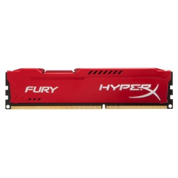 8GB Kingston HyperX Fury DDR3 1600MHz CL10 Memory Module Upgrade - Red