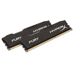 8GB Kingston HyperX Fury DDR3 1333MHz CL9 Dual Channel Kit (2x 4GB) - Black