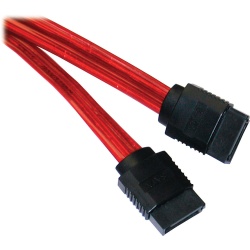 C2G 0.5ft SATA to SATA Cable - Red