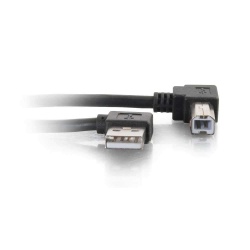 C2G 9.8ft USB 2.0-A to USB-B Angled Cable