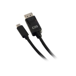 C2G 6ft USB-C to DisplayPort Adapter Cable - Black