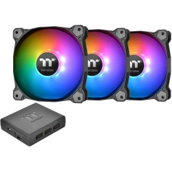 Thermaltake Pure Plus 12 RGB 120mm Premium Edition Computer Case Fans - Triple Pack