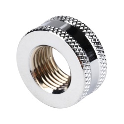 Thermaltake Pacific G1/4 10mm Female to Female Extender Cooling Fitting - Chrome