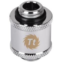 Thermaltake Pacific G1/4 20mm Extender Cooling Fitting - Chrome