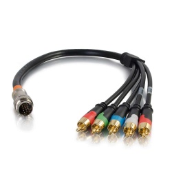 C2G 1.5ft RapidRun to RCA Component/RCA Stereo Cable