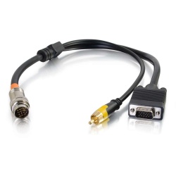 C2G 1.5ft RapidRun to VGA/Composite Cable