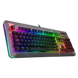 Thermaltake Level 20 RGB Wired Titanium Gaming Keyboard - US English Layout - Cherry MX Blue