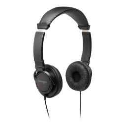 Kensington Wired Hi-Fi Headphones - Black - 6-ft Cable