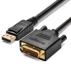 Kensington 6ft Passive Uni-directional DisplayPort to DVI-D Cable